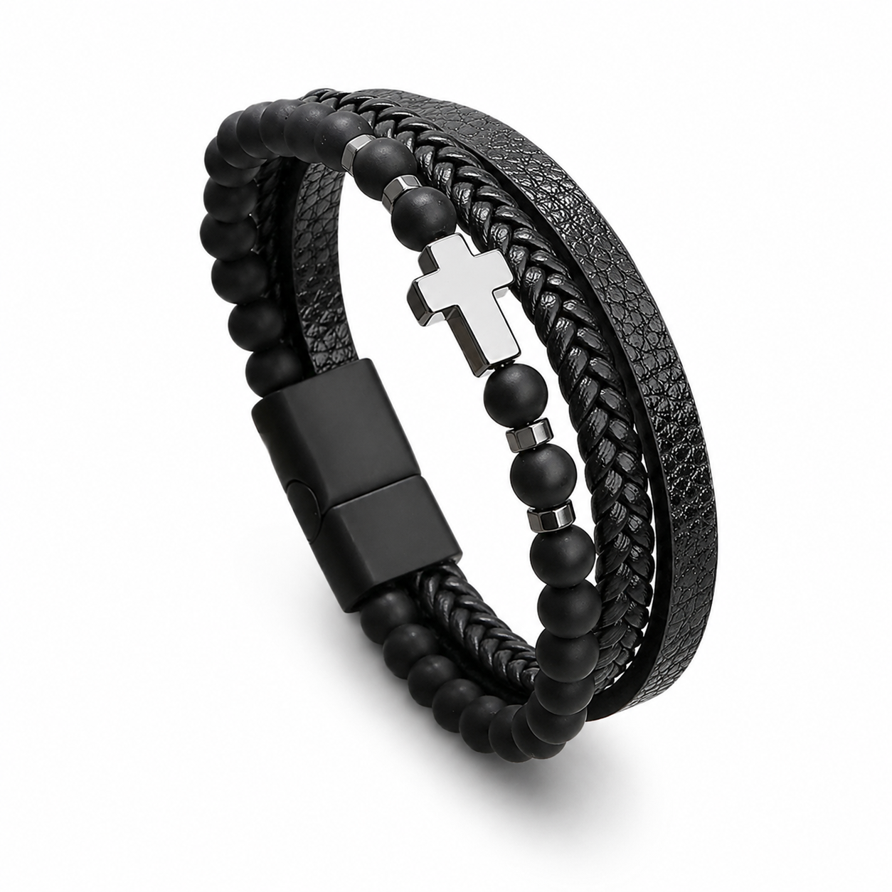 Braided Cross Bracelet